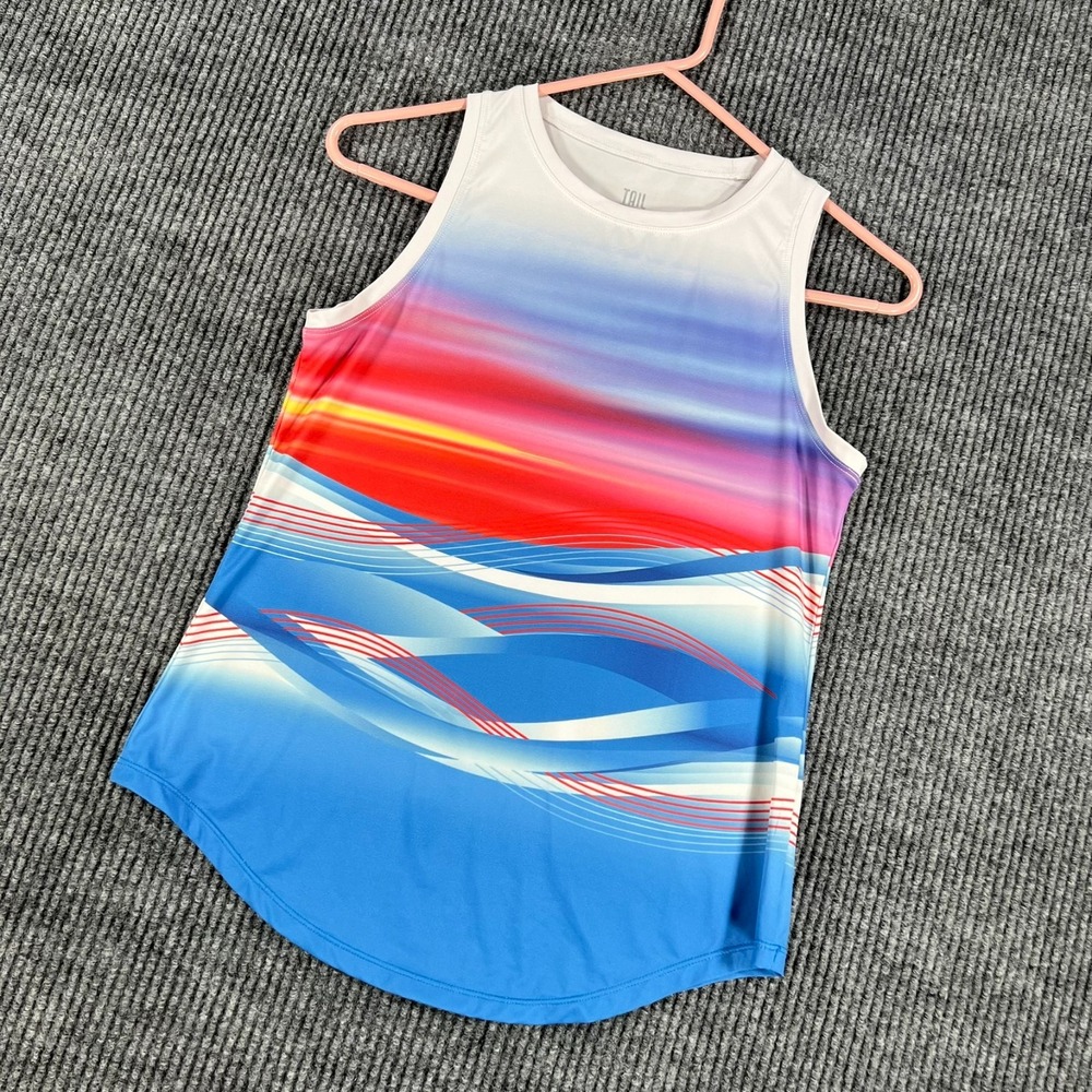 Tail Tank Top Shirt Womens Small Blue Sleeveless Workout Casual Active Outdoor